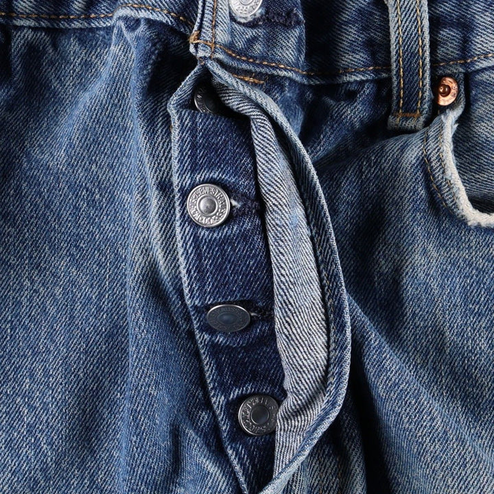 Levi's 501 straight denim pants for men, size W36 unclear blue type Vintage Second Hand