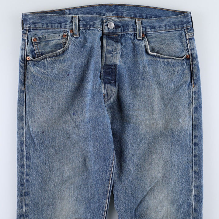 Levi's 501 straight denim pants for men, size W36 unclear blue type Vintage Second Hand