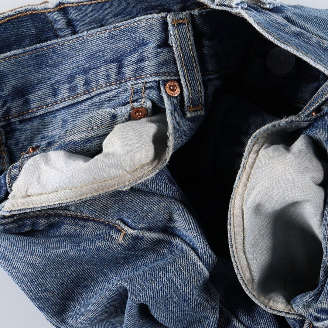 Levi's 501 straight denim pants for men, size W36 unclear blue type Vintage Second Hand