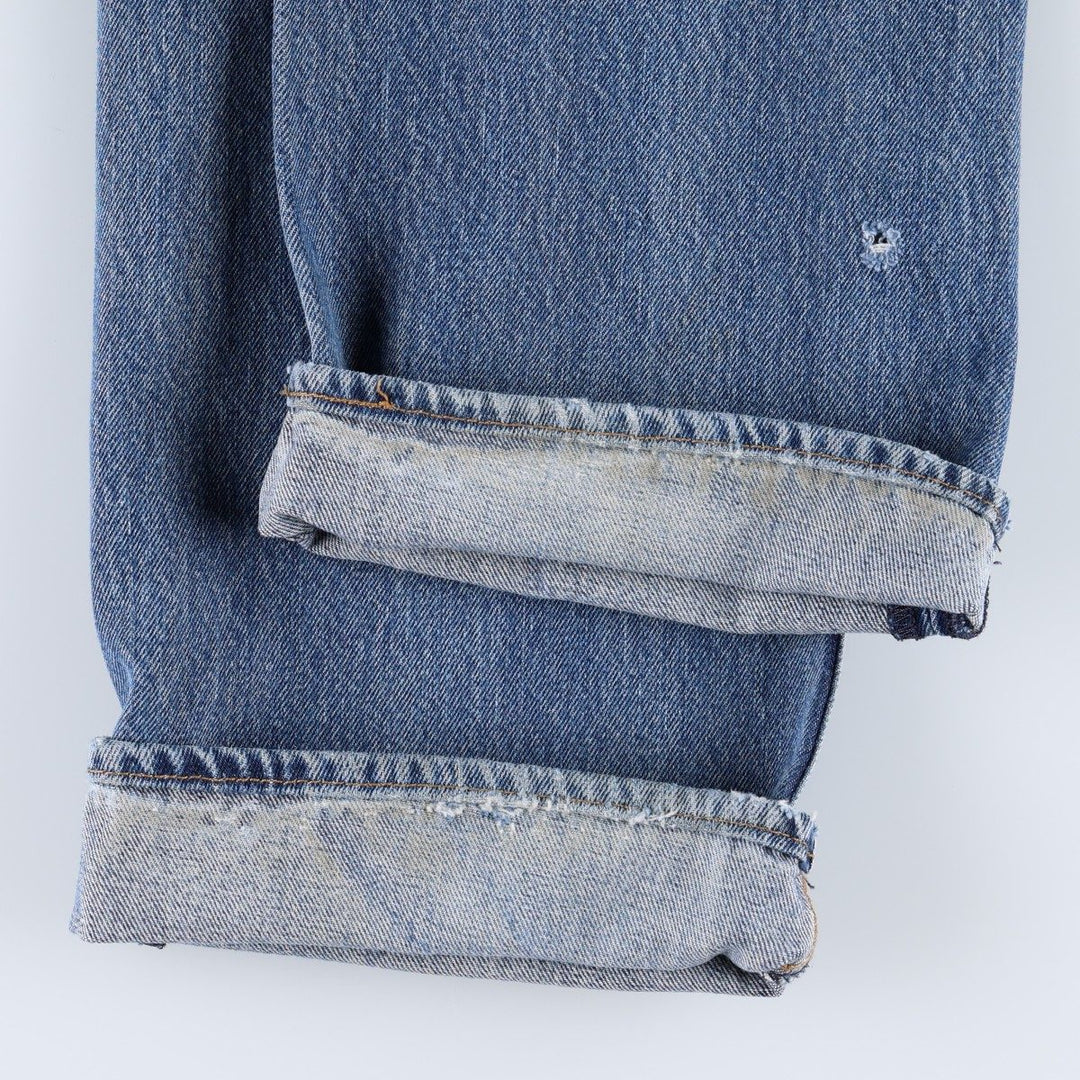 Levi's 501 straight denim pants for men, size W36 unclear blue type Vintage Second Hand