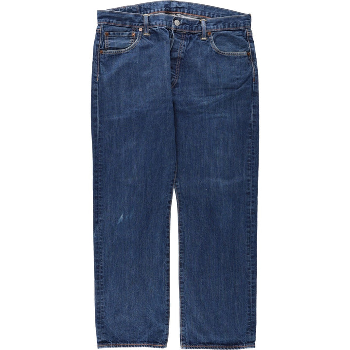 Levi's 501 straight denim pants for men, size W35 cotton navy blue type Vintage Second Hand