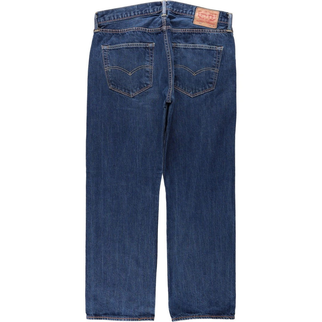 Levi's 501 straight denim pants for men, size W35 cotton navy blue type Vintage Second Hand