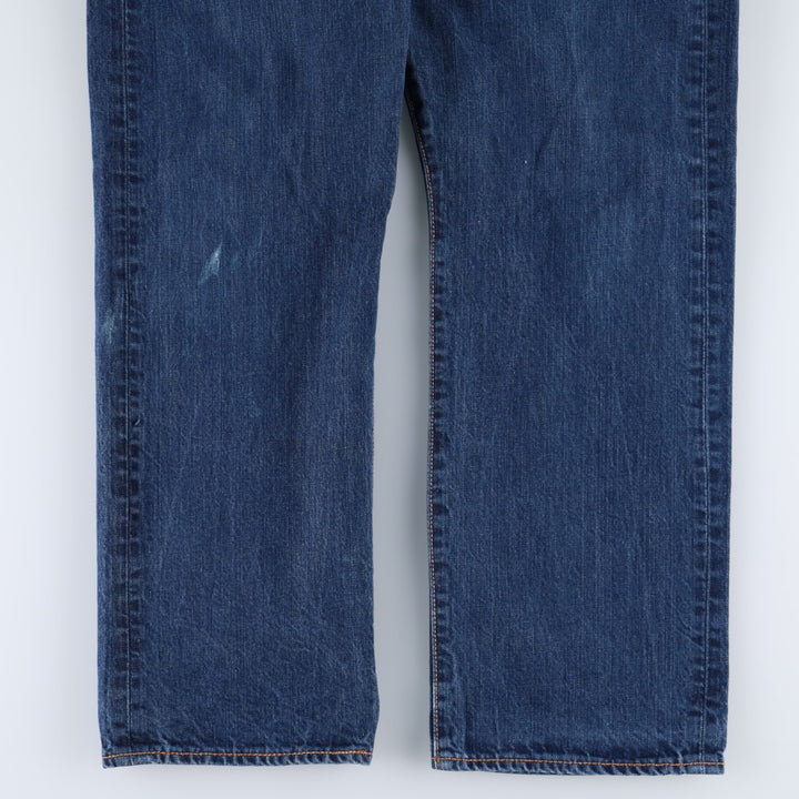 Levi's 501 straight denim pants for men, size W35 cotton navy blue type Vintage Second Hand