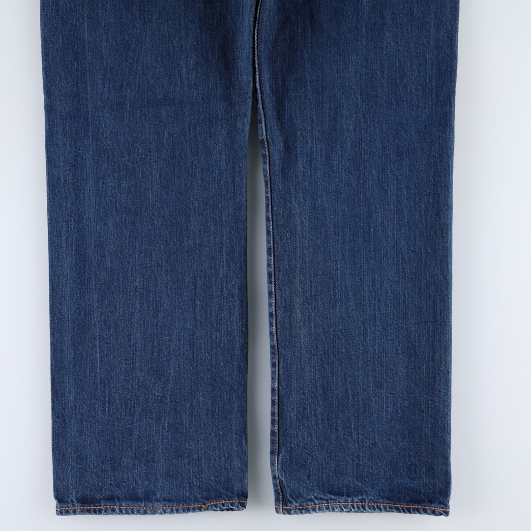 Levi's 501 straight denim pants for men, size W35 cotton navy blue type Vintage Second Hand