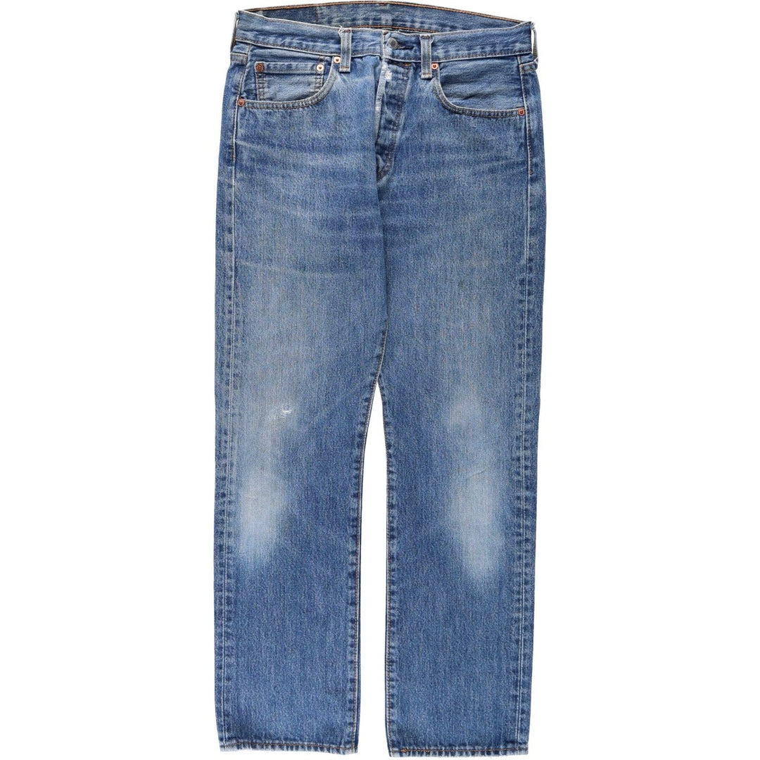 Levi's 501 straight denim pants for men, size W32 unclear blue type Vintage Second Hand