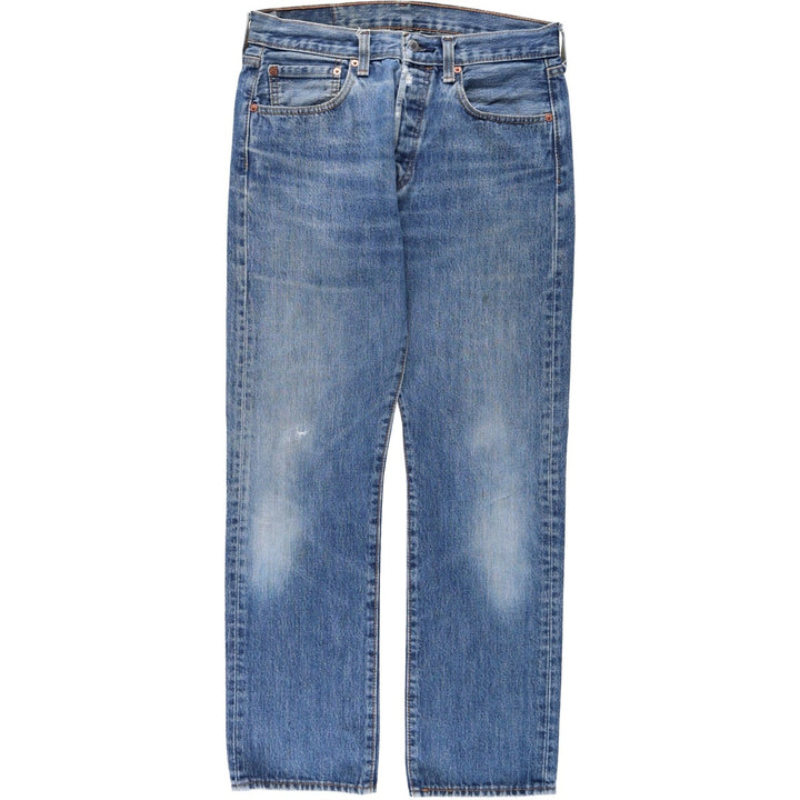 Levi's 501 straight denim pants for men, size W32 unclear blue type Vintage Second Hand