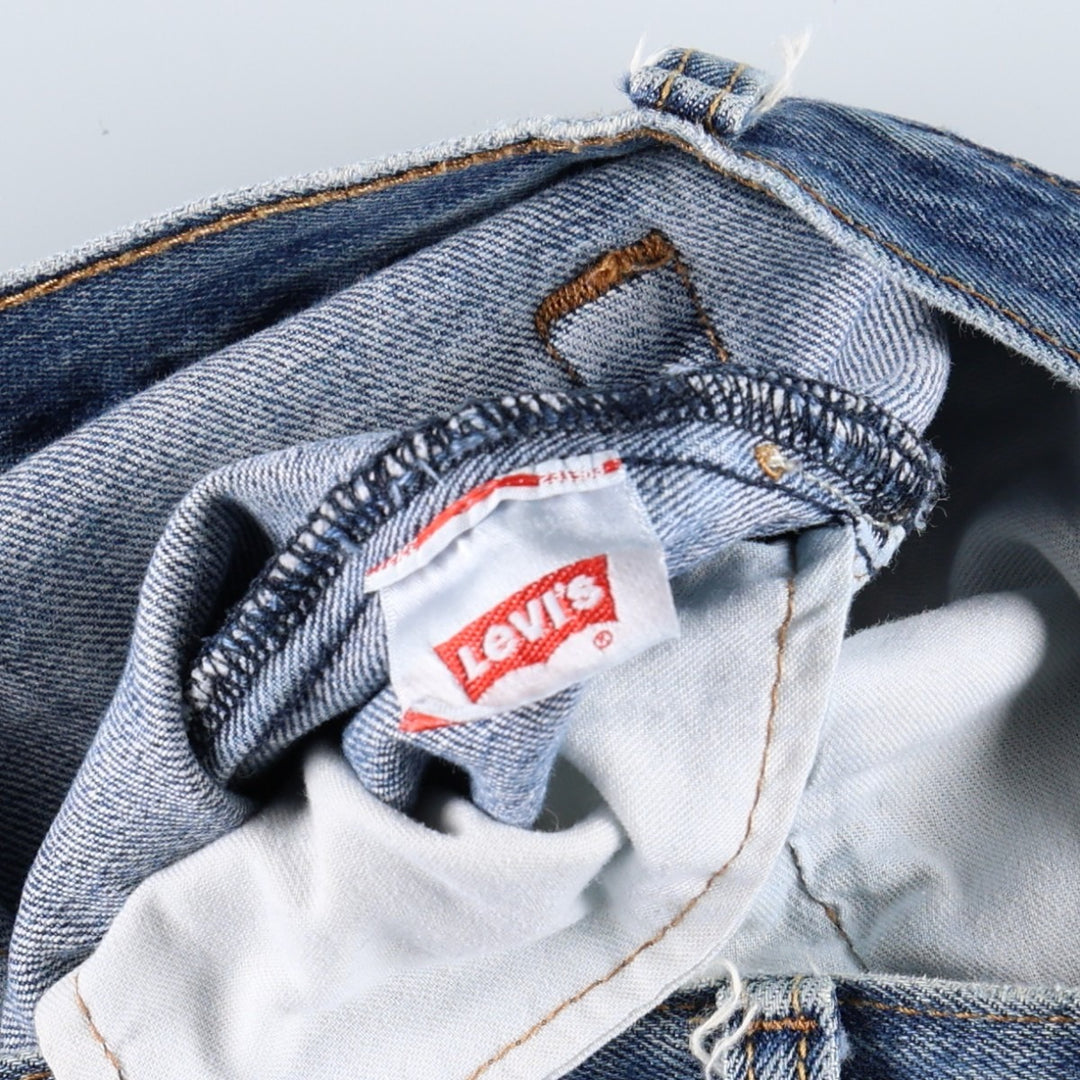 Levi's 501 straight denim pants for men, size W32 unclear blue type Vintage Second Hand