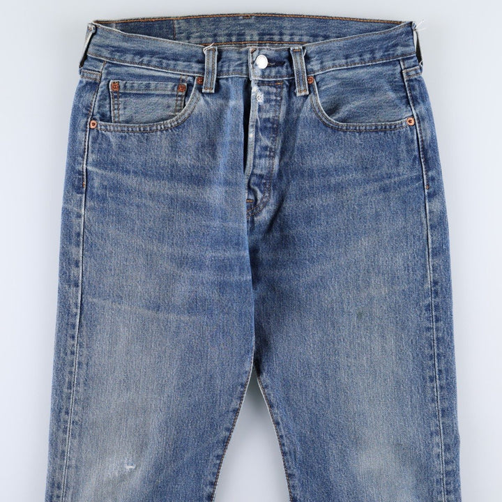 Levi's 501 straight denim pants for men, size W32 unclear blue type Vintage Second Hand