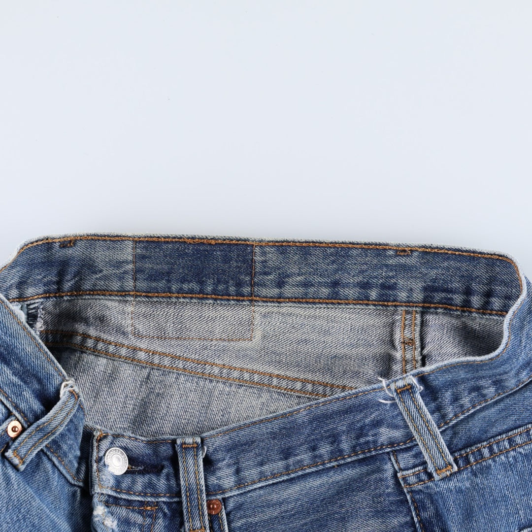 Levi's 501 straight denim pants for men, size W32 unclear blue type Vintage Second Hand