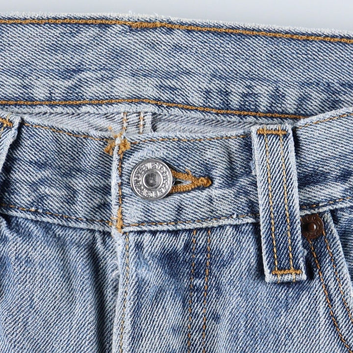 Levi's 501 Straight Fit Straight Denim Pants, Men's W33 (approx.) cotton blue type Vintage Second Hand