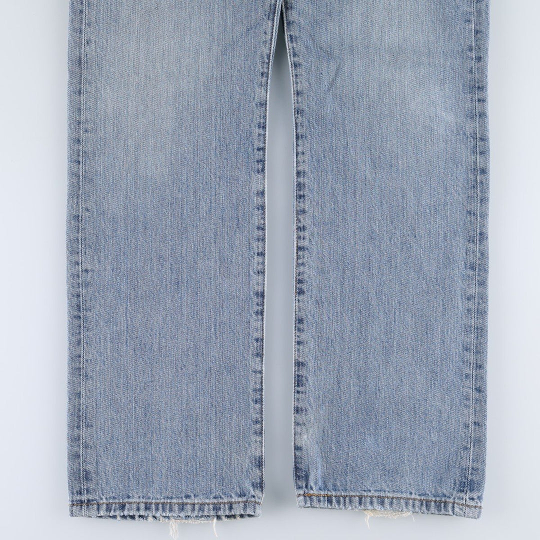 Levi's 501 Straight Fit Straight Denim Pants, Men's W33 (approx.) cotton blue type Vintage Second Hand