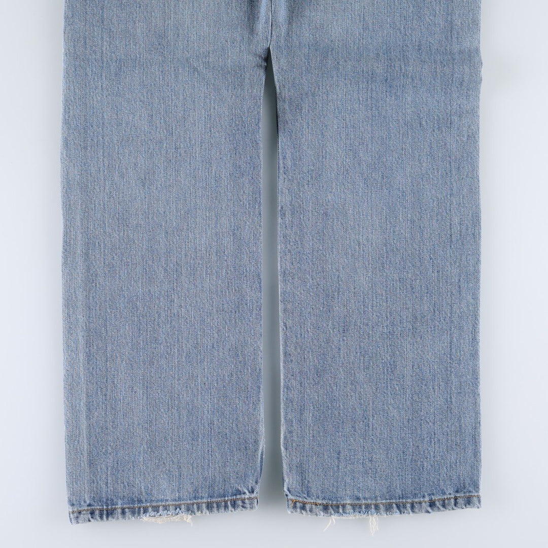 Levi's 501 Straight Fit Straight Denim Pants, Men's W33 (approx.) cotton blue type Vintage Second Hand