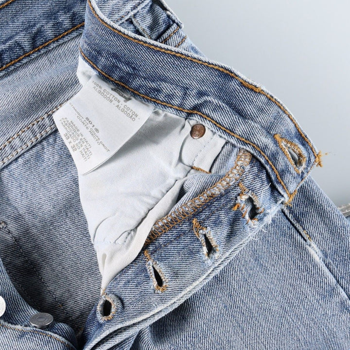 Levi's 501 Straight Fit Straight Denim Pants, Men's W33 (approx.) cotton blue type Vintage Second Hand