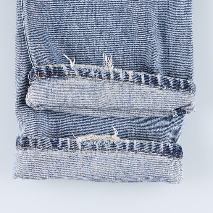 Levi's 501 Straight Fit Straight Denim Pants, Men's W33 (approx.) cotton blue type Vintage Second Hand