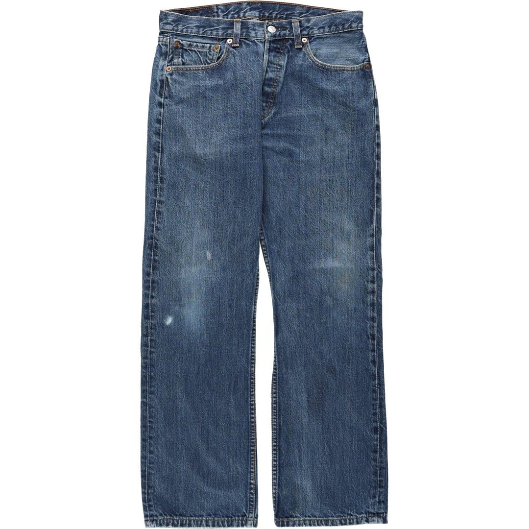 Levi's 501 Euro Model Straight Denim Pants Men's W32 cotton blue type Vintage Second Hand