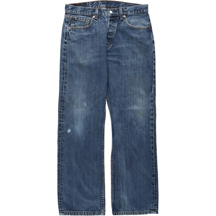 Levi's 501 Euro Model Straight Denim Pants Men's W32 cotton blue type Vintage Second Hand