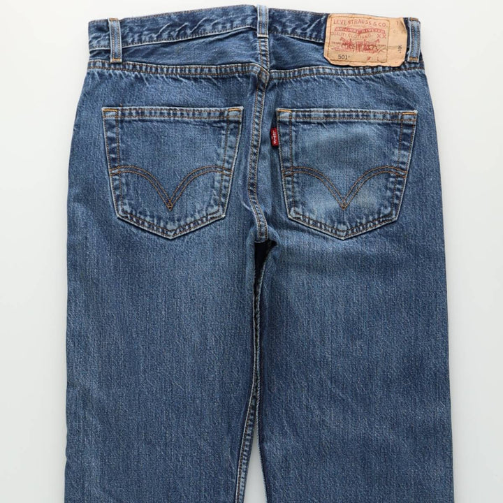 Levi's 501 Euro Model Straight Denim Pants Men's W32 cotton blue type Vintage Second Hand