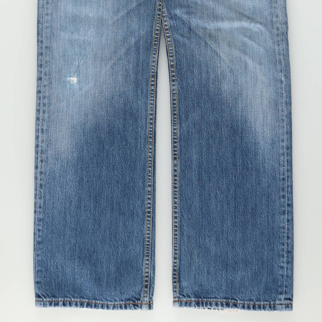 Levi's 501-0138 Euro Model Straight Denim Pants, Men's W30 (approx.) cotton blue type Vintage Second Hand