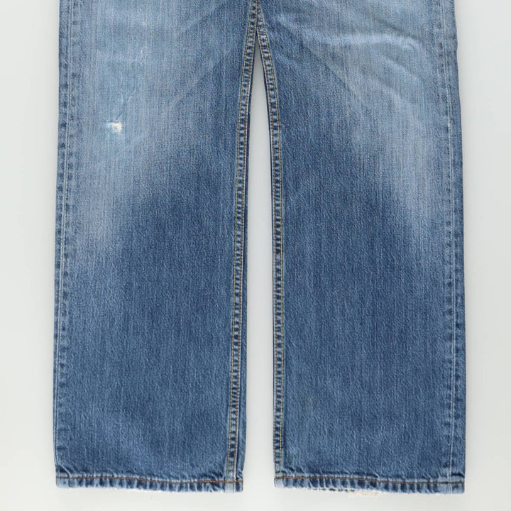 Levi's 501-0138 Euro Model Straight Denim Pants, Men's W30 (approx.) cotton blue type Vintage Second Hand
