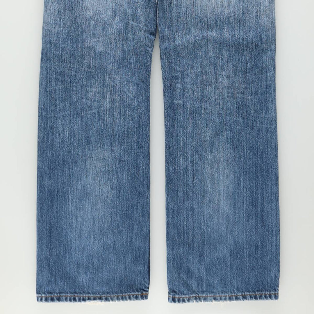 Levi's 501-0138 Euro Model Straight Denim Pants, Men's W30 (approx.) cotton blue type Vintage Second Hand