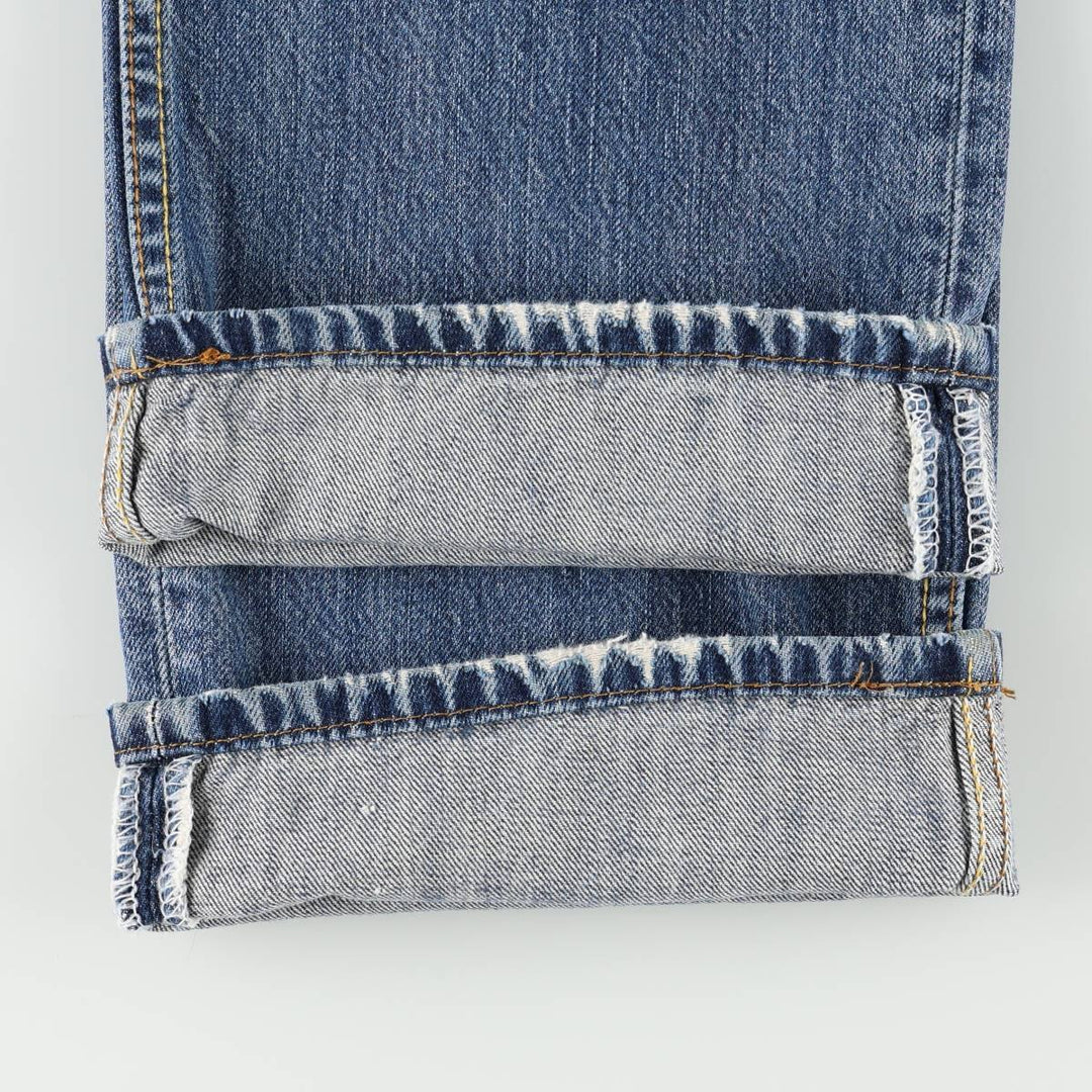 Levi's 501-0138 Euro Model Straight Denim Pants, Men's W30 (approx.) cotton blue type Vintage Second Hand