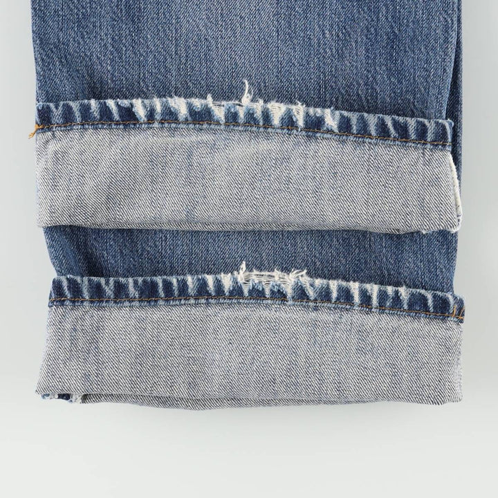Levi's 501-0138 Euro Model Straight Denim Pants, Men's W30 (approx.) cotton blue type Vintage Second Hand
