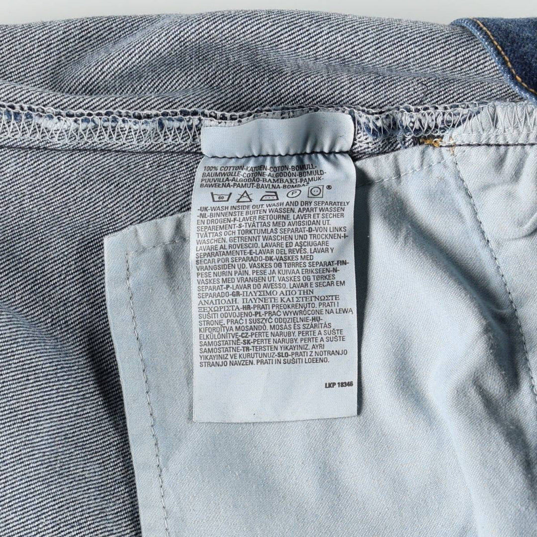 Levi's 501 Euro Model Straight Denim Pants Men's W33 cotton blue type Vintage Second Hand