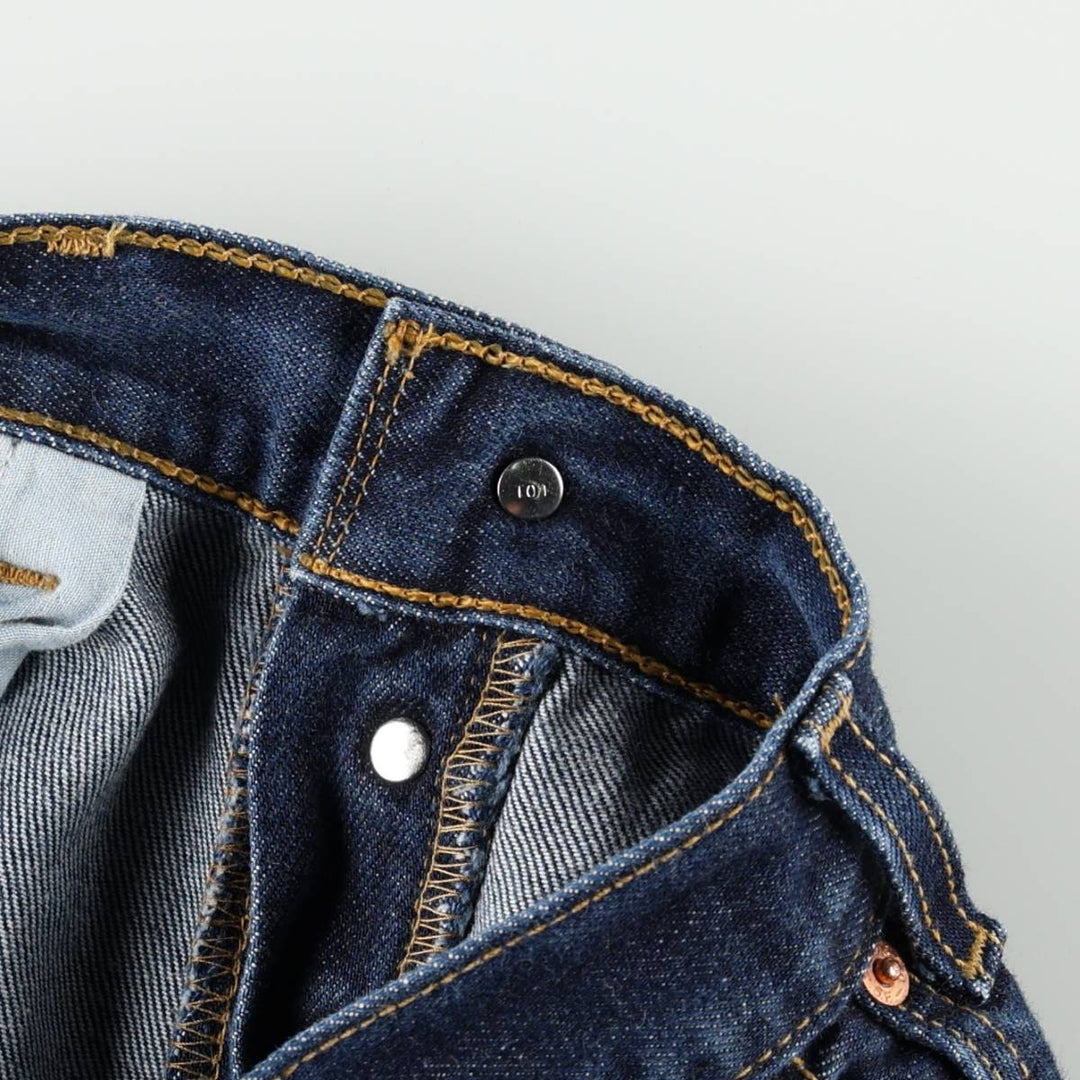Levi's 501 Euro Model Straight Denim Pants Men's W33 cotton blue type Vintage Second Hand