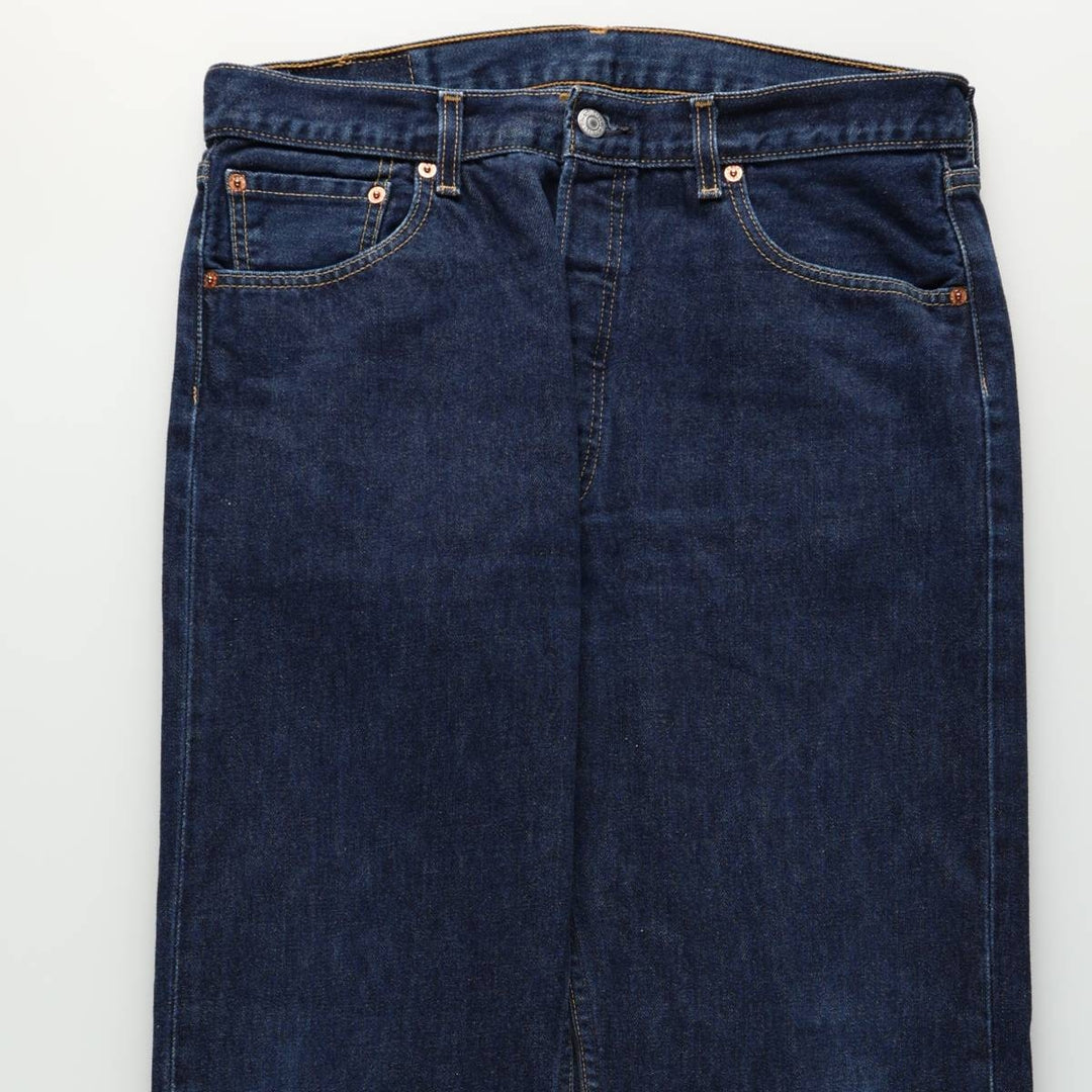 Levi's 501 Euro Model Straight Denim Pants Men's W33 cotton blue type Vintage Second Hand