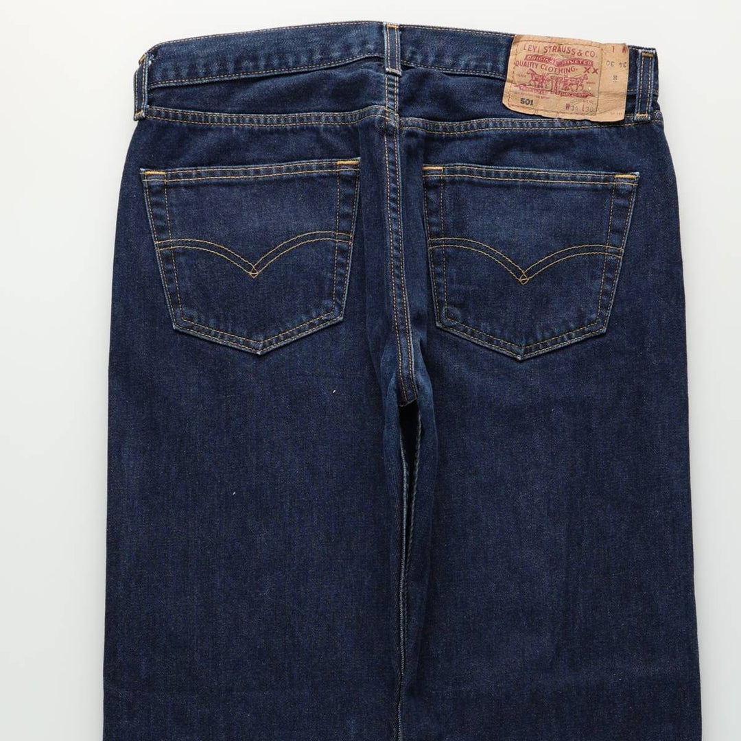 Levi's 501 Euro Model Straight Denim Pants Men's W33 cotton blue type Vintage Second Hand