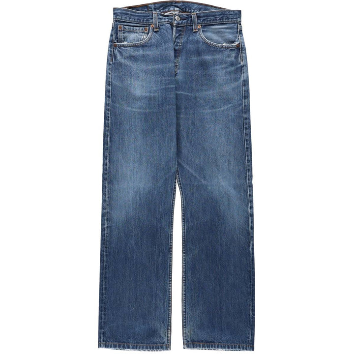Levi's 501 Euro Model Straight Denim Pants Men's W32 cotton blue type Vintage Second Hand