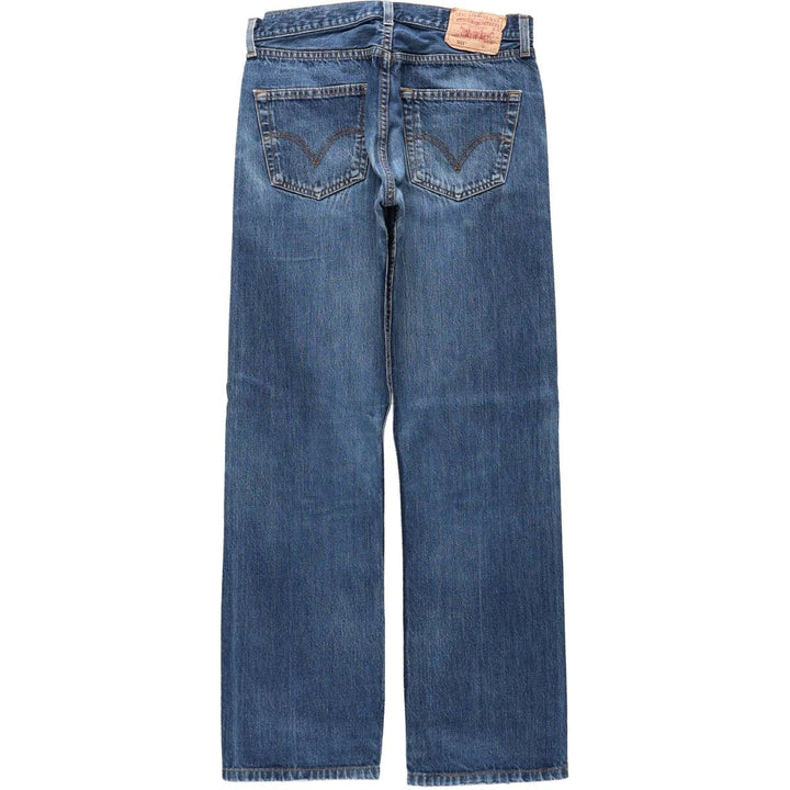 Levi's 501 Euro Model Straight Denim Pants Men's W32 cotton blue type Vintage Second Hand