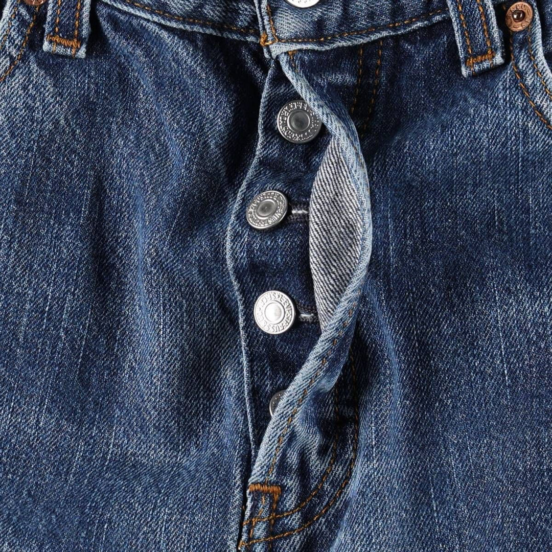 Levi's 501 Euro Model Straight Denim Pants Men's W32 cotton blue type Vintage Second Hand