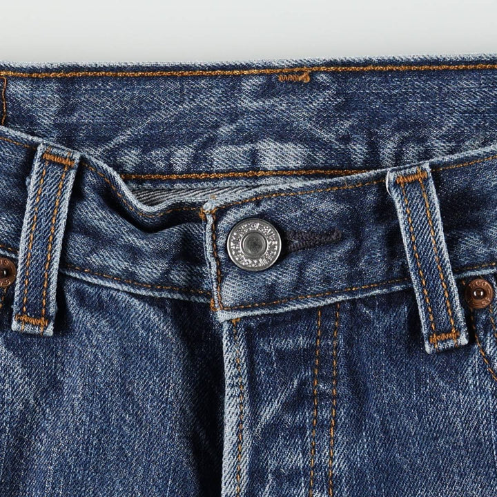 Levi's 501 Euro Model Straight Denim Pants Men's W32 cotton blue type Vintage Second Hand