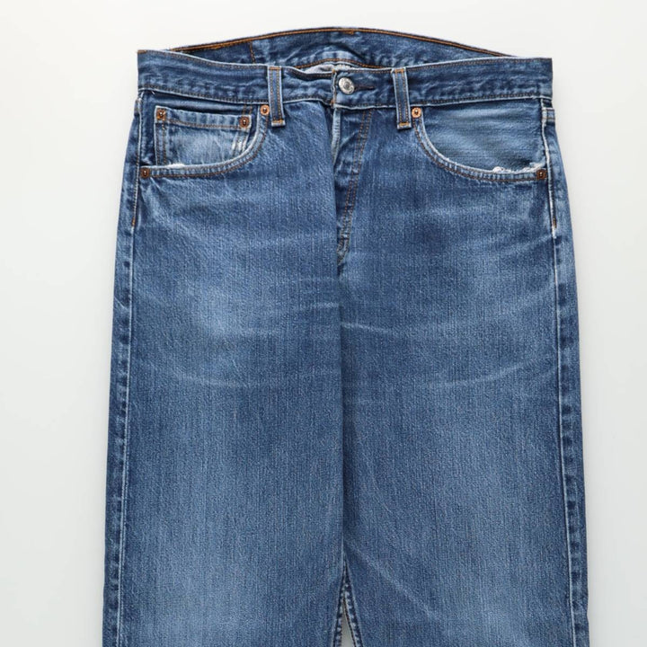 Levi's 501 Euro Model Straight Denim Pants Men's W32 cotton blue type Vintage Second Hand