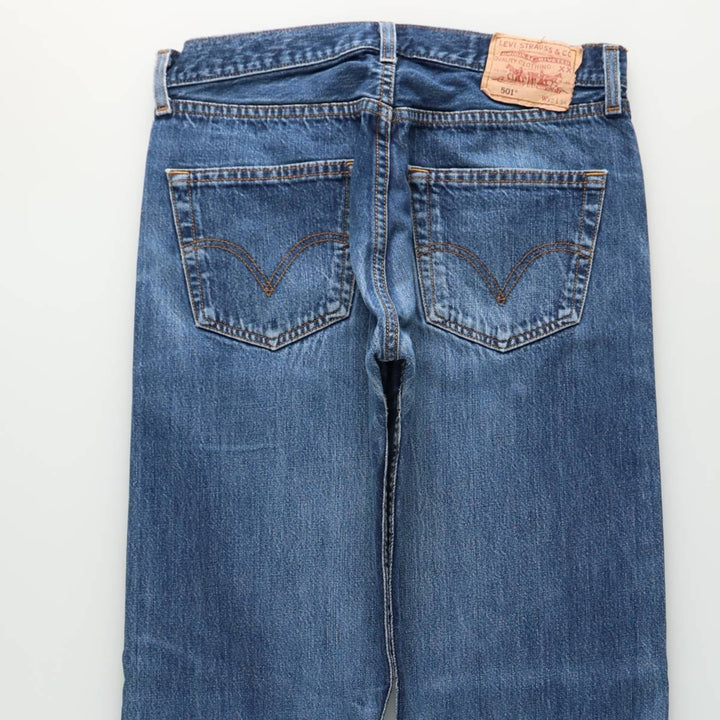 Levi's 501 Euro Model Straight Denim Pants Men's W32 cotton blue type Vintage Second Hand