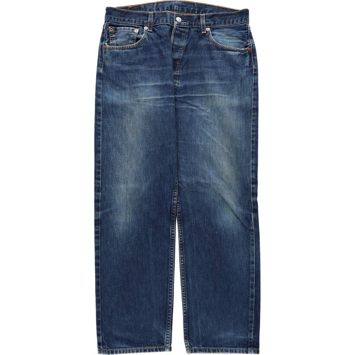 Levi's 501 Euro model straight denim pants for men, size W34 cotton blue type Vintage Second Hand