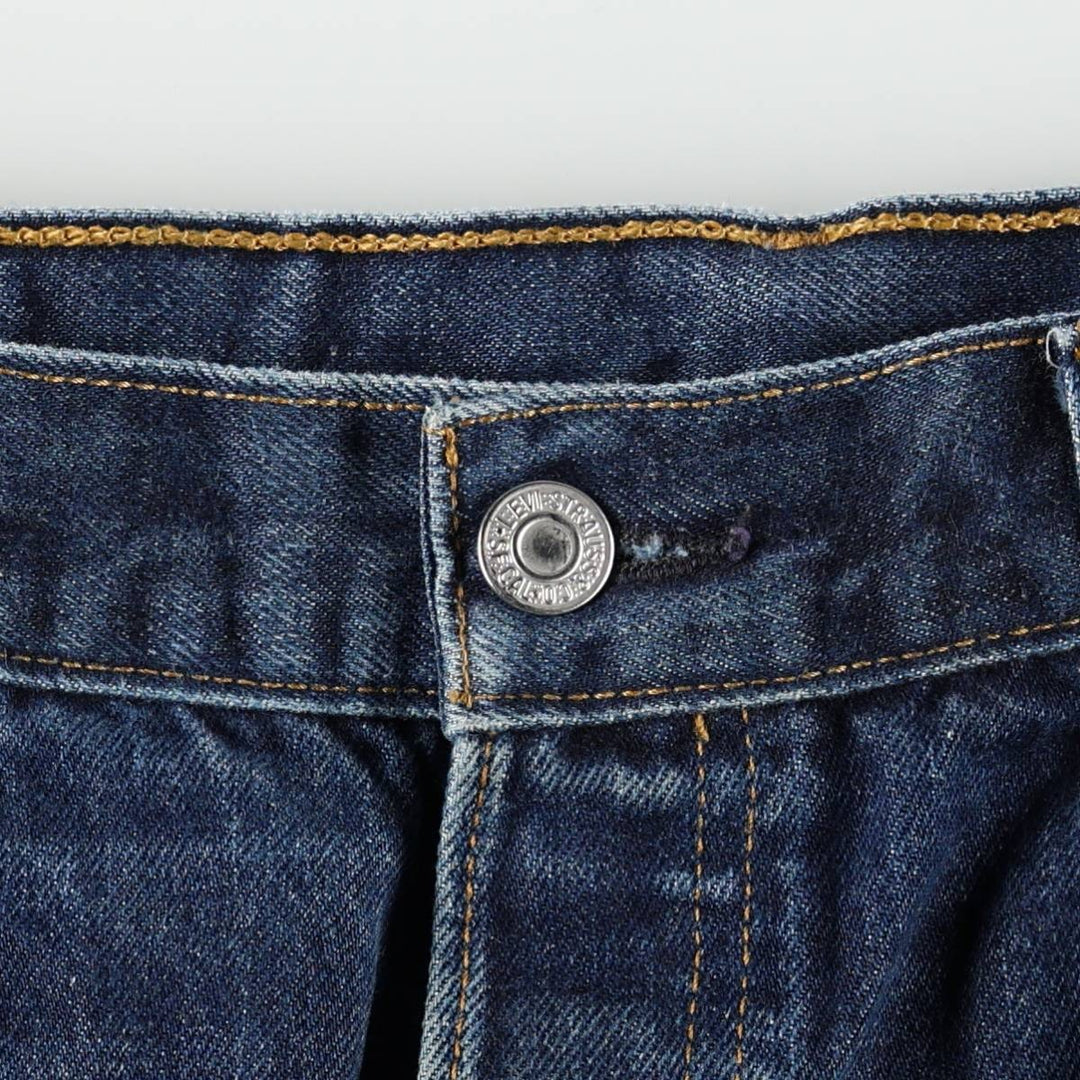 Levi's 501 Euro model straight denim pants for men, size W34 cotton blue type Vintage Second Hand