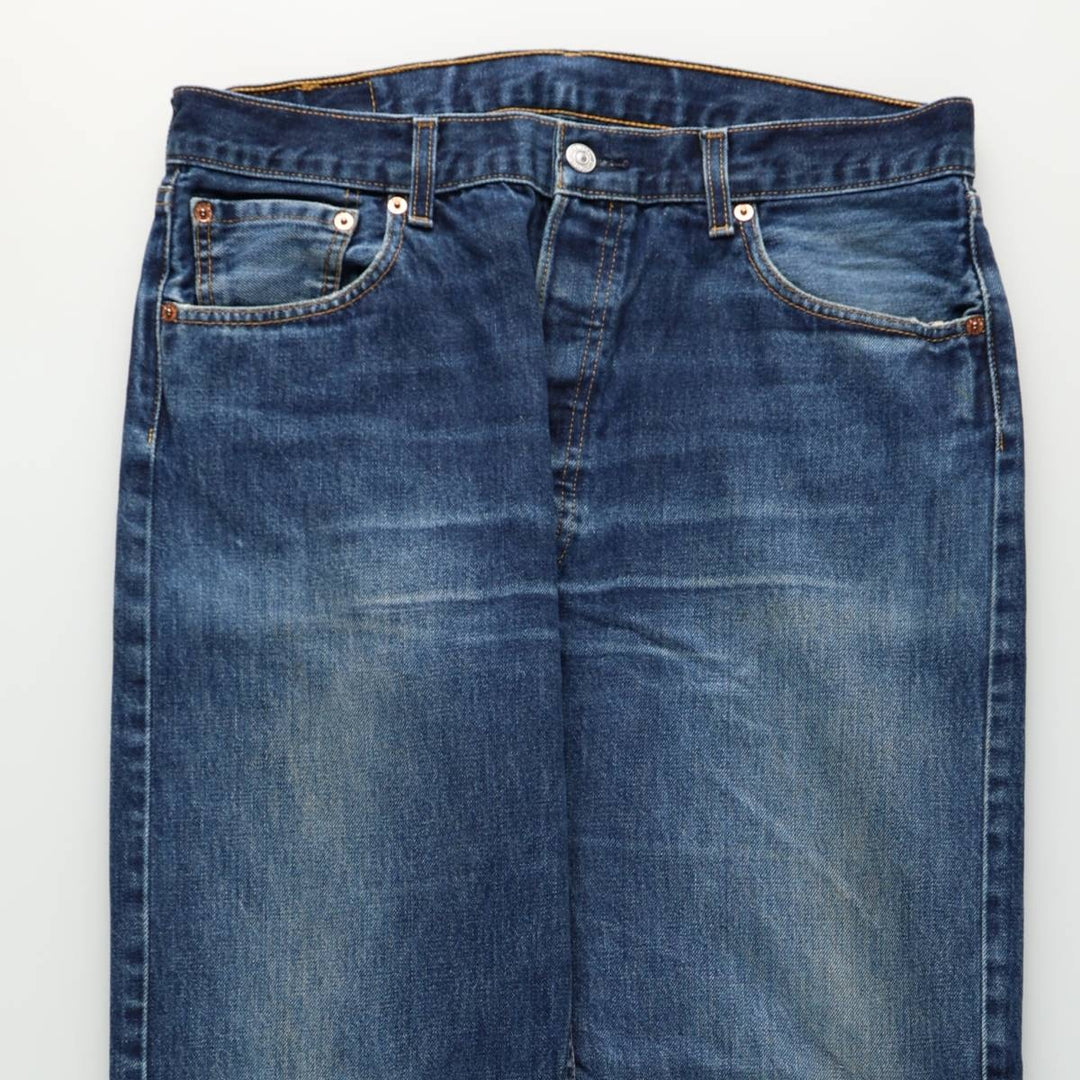 Levi's 501 Euro model straight denim pants for men, size W34 cotton blue type Vintage Second Hand