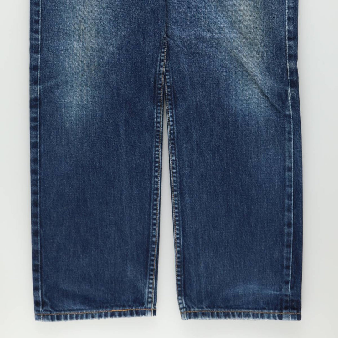 Levi's 501 Euro model straight denim pants for men, size W34 cotton blue type Vintage Second Hand