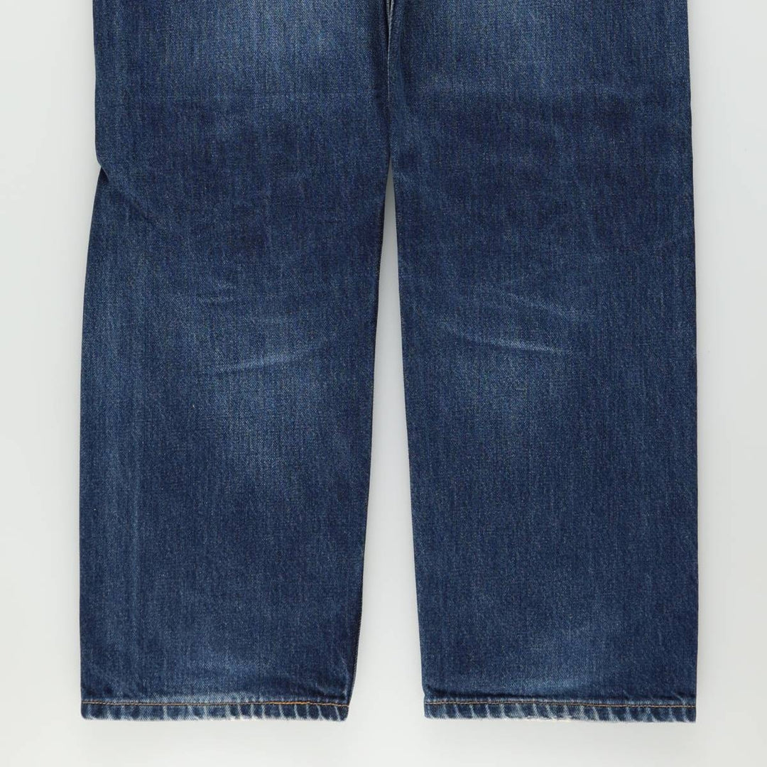 Levi's 501 Euro model straight denim pants for men, size W34 cotton blue type Vintage Second Hand