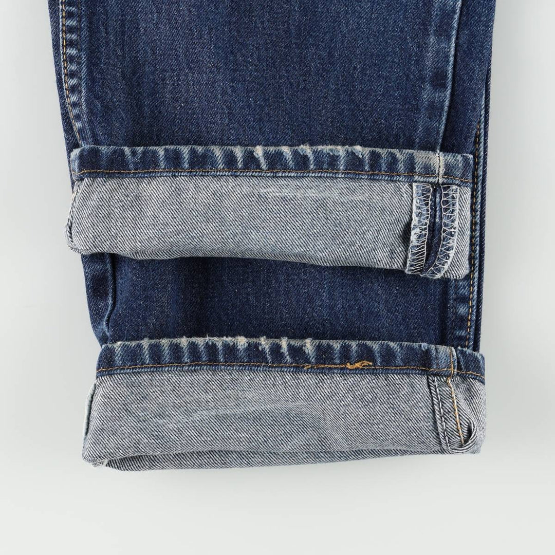 Levi's 501 Euro model straight denim pants for men, size W34 cotton blue type Vintage Second Hand