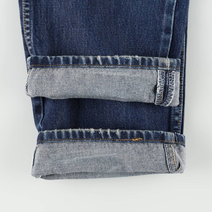 Levi's 501 Euro model straight denim pants for men, size W34 cotton blue type Vintage Second Hand