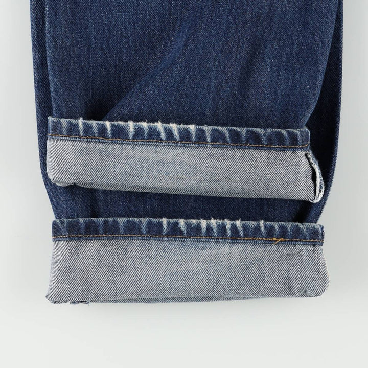 Levi's 501 Euro model straight denim pants for men, size W34 cotton blue type Vintage Second Hand