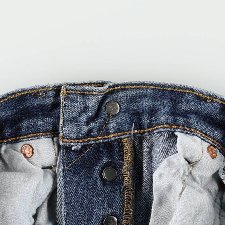 Levi's 501 straight denim pants for men, size W32 cotton blue type Vintage Second Hand