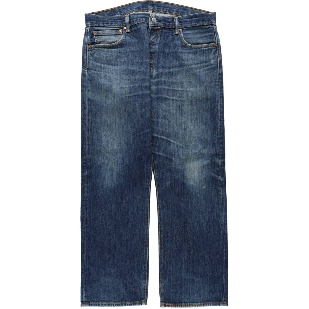 Levi's 501 straight denim pants for men, size W37 cotton blue type Vintage Second Hand