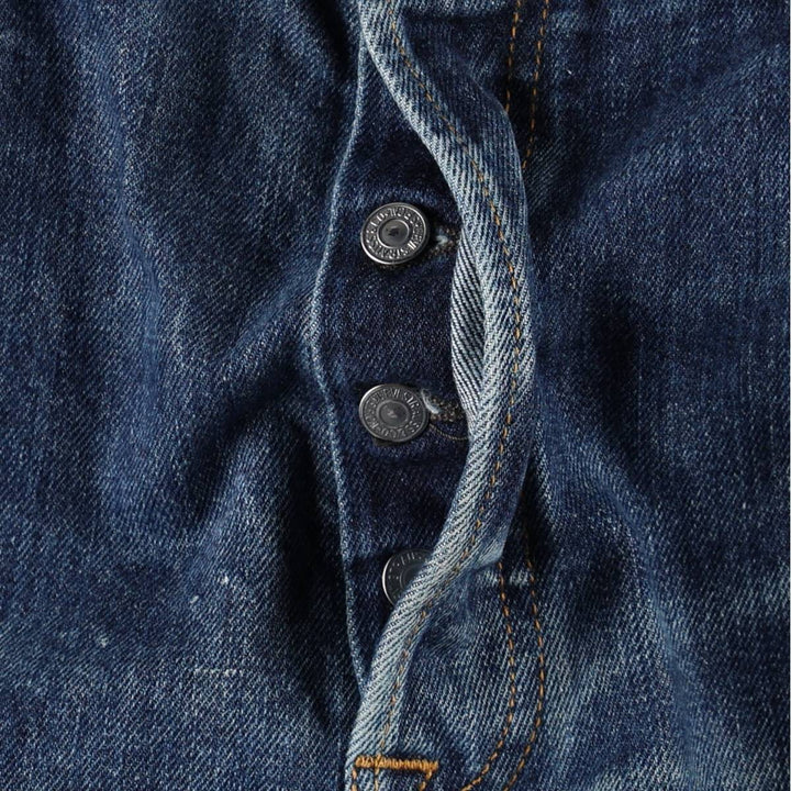 Levi's 501 straight denim pants for men, size W37 cotton blue type Vintage Second Hand