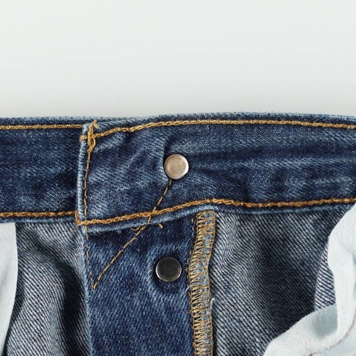 Levi's 501 straight denim pants for men, size W37 cotton blue type Vintage Second Hand