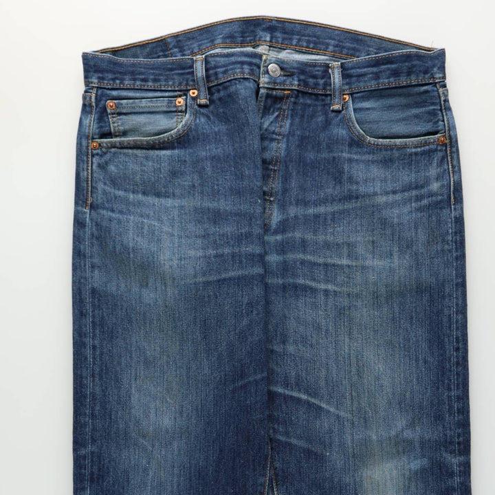 Levi's 501 straight denim pants for men, size W37 cotton blue type Vintage Second Hand