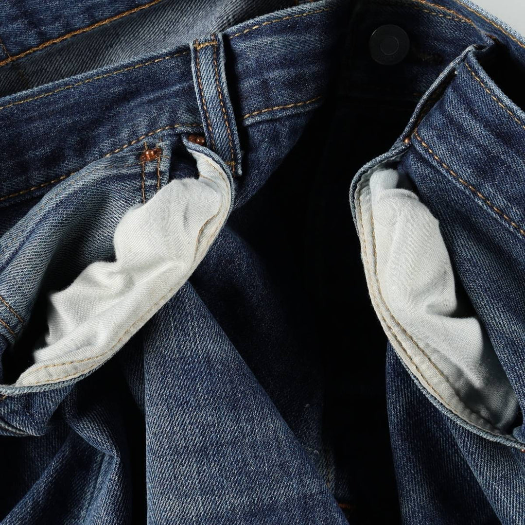 Levi's 501 straight denim pants for men, size W37 cotton blue type Vintage Second Hand